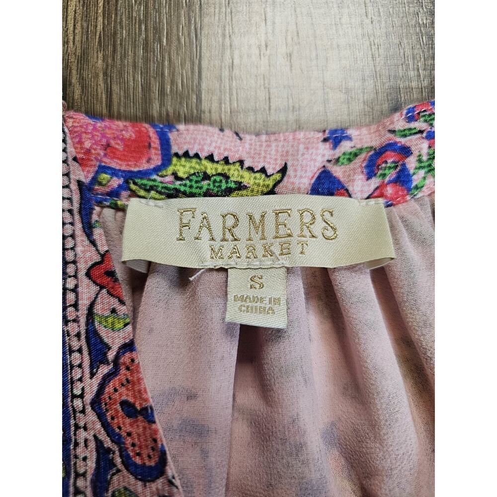Farmer's Market Floral Bohemian Dress Women's Size Small New Cottagecore - Picture 6 of 9